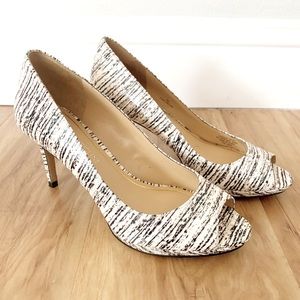 Enzo Angiolini Peep Toe High Heels